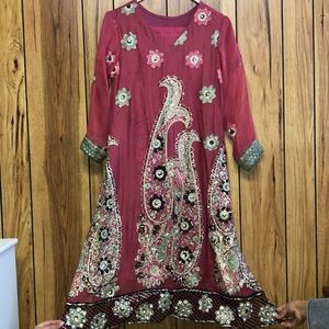 3 piece formal Pakistani dress